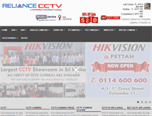 Tablet Screenshot of cctv.lk